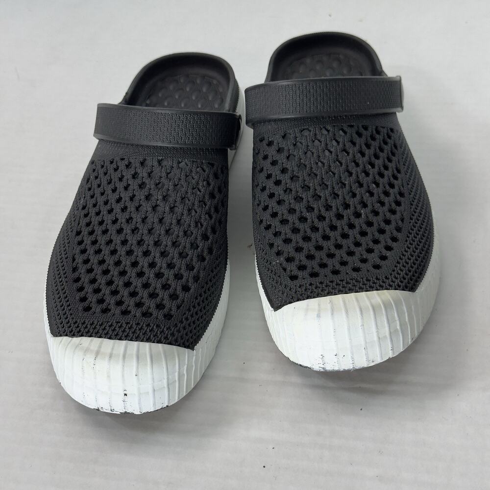 Perforated Slingback Clog Water Shoes W8 Black Casual Garden Shoes